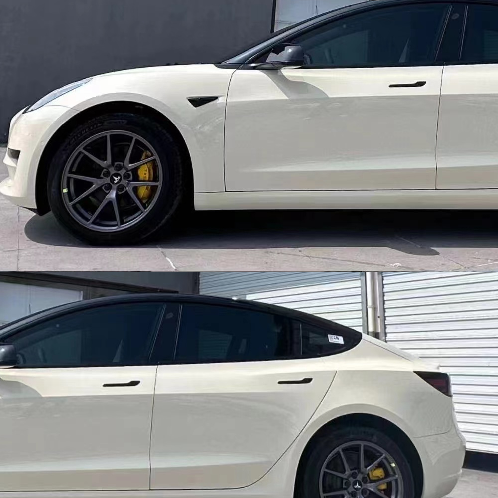 TOPCAR Super Gloss Pepper White Vinyl Wrap Film