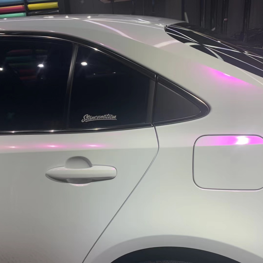 TOPCAR Cream Red Pearl Vinyl Wrap Film