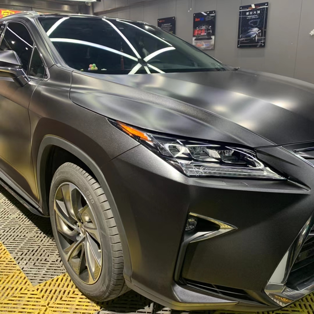 TOPCAR Diamond Heavy Metal Quantum Grey Vinyl Wrap Film