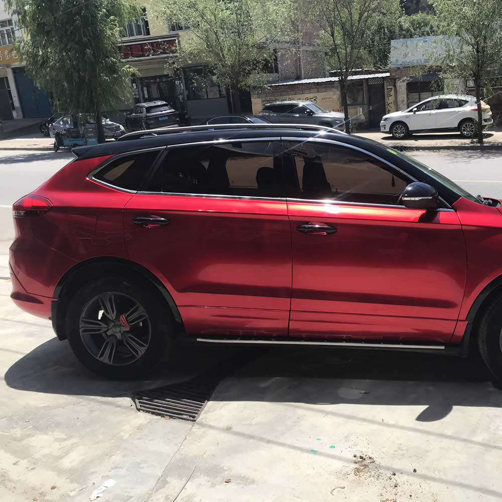 TOPCAR Paint Metallic Soul Red Vinyl Wrap Film