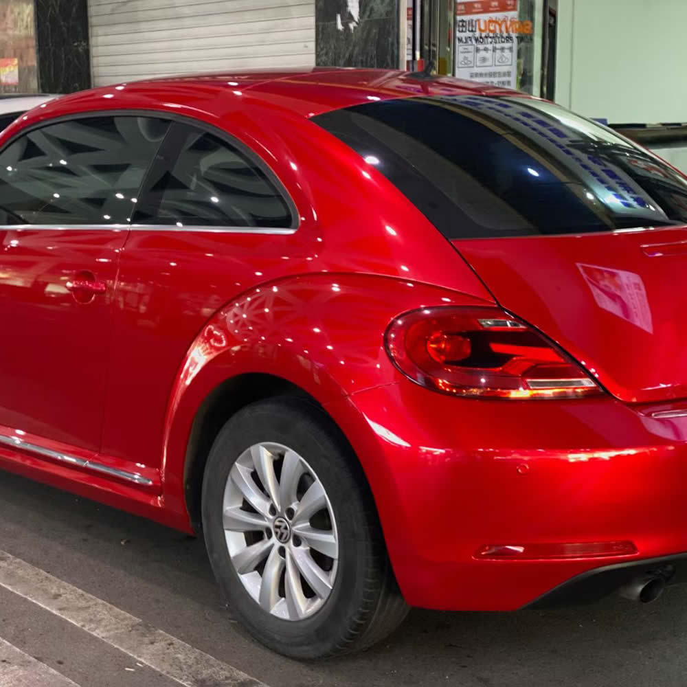 TOPCAR Paint Metallic Soul Red Vinyl Wrap Film