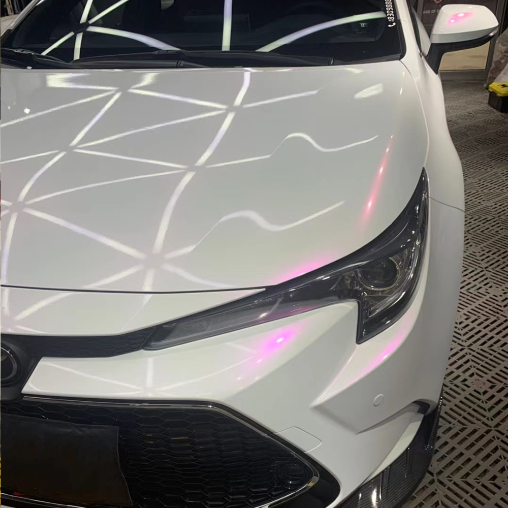 TOPCAR Cream Red Pearl Vinyl Wrap Film