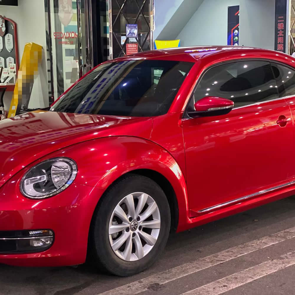 TOPCAR Paint Metallic Soul Red Vinyl Wrap Film