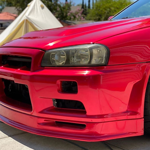 TOPCAR Glossy Metallic Red Vinyl Wrap Film
