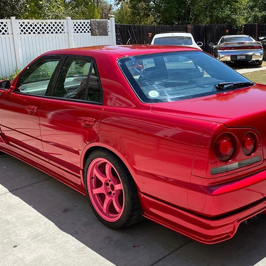 TOPCAR Glossy Metallic Red Vinyl Wrap Film