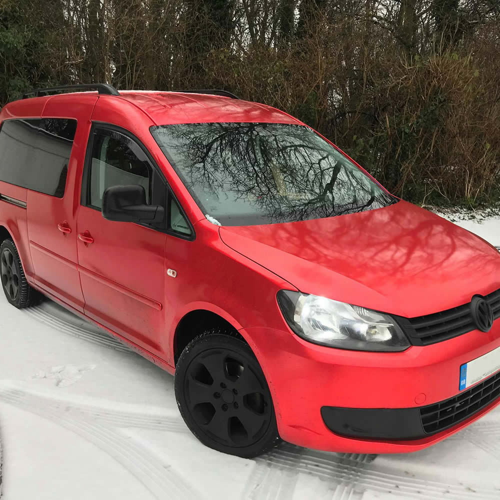 TOPCAR Glossy Metallic Red Vinyl Wrap Film