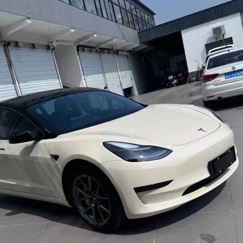 TOPCAR Super Gloss Pepper White Vinyl Wrap Film