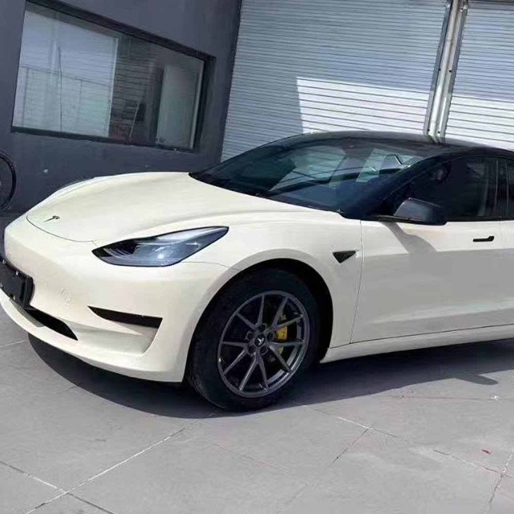 TOPCAR Super Gloss Pepper White Vinyl Wrap Film