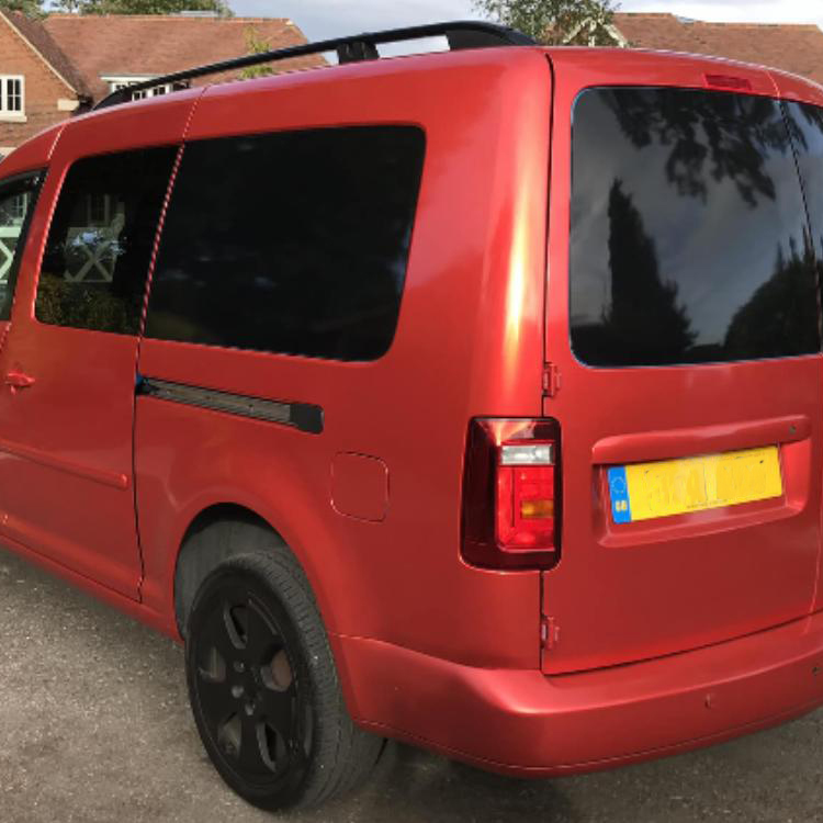 TOPCAR Glossy Metallic Red Vinyl Wrap Film