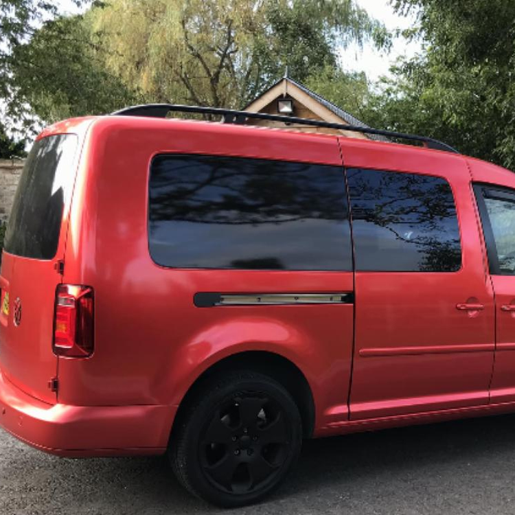TOPCAR Glossy Metallic Red Vinyl Wrap Film