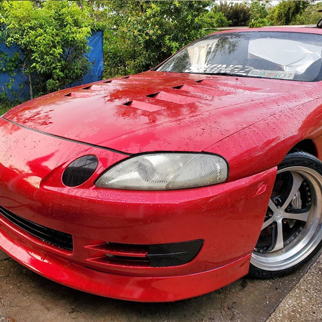 TOPCAR Glossy Metallic Red Vinyl Wrap Film