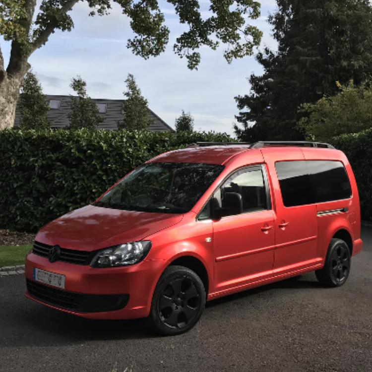 TOPCAR Glossy Metallic Red Vinyl Wrap Film