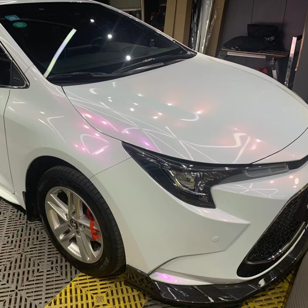 TOPCAR Cream Red Pearl Vinyl Wrap Film