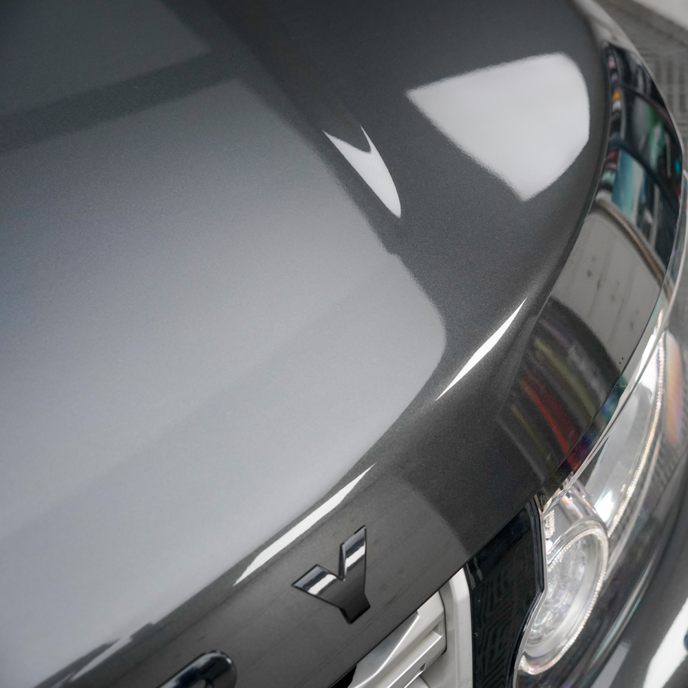 FANCHI Colored PPF Bentley Satin Metallic Glossy Coal Grey TPU Car Wraps Vinyl Film