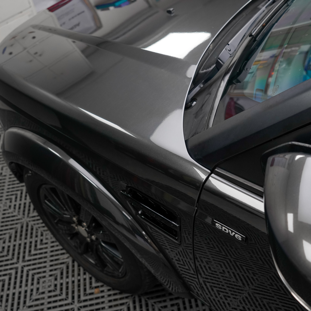FANCHI Colored PPF Bentley Satin Metallic Glossy Coal Grey TPU Car Wraps Vinyl Film