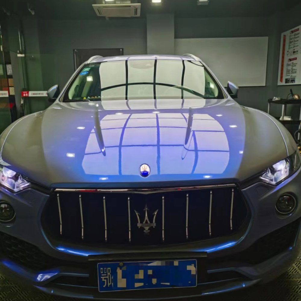 TOPCAR Magic Candy Color Flip Grey Blue Vinyl Wrap Film