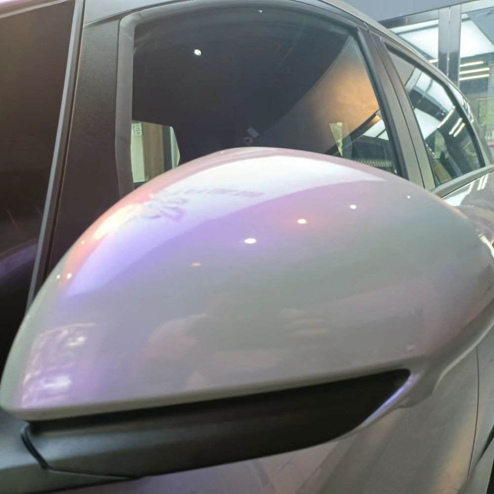 TOPCAR Magic Candy Color Flip Grey Purple Vinyl Wrap Film