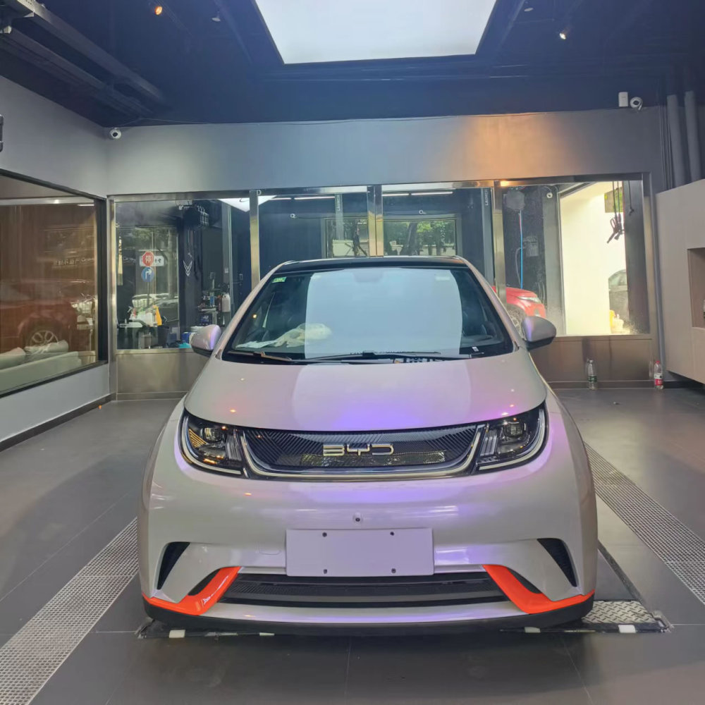 TOPCAR Magic Candy Color Flip Grey Purple Vinyl Wrap Film