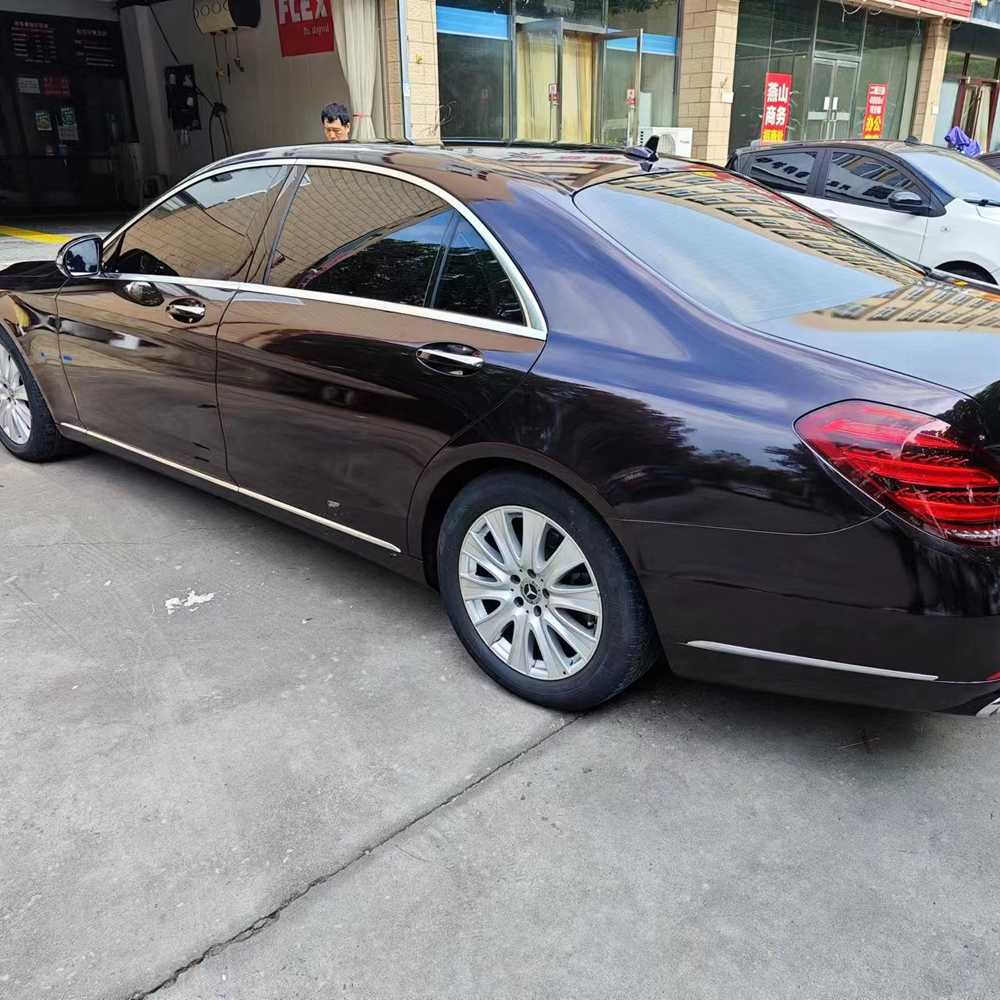 TOPCAR Sparkling Ghost Midnight Red Vinyl Wrap Film