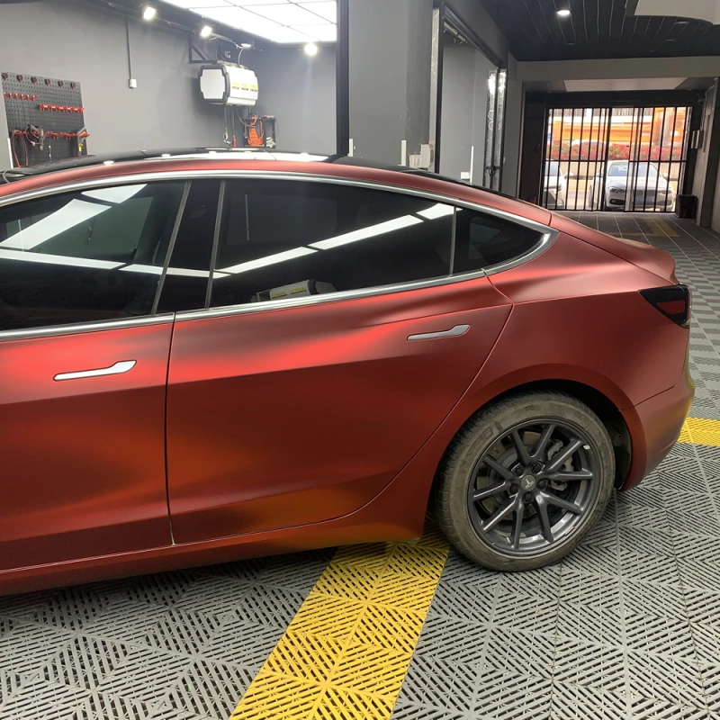 TOPCAR Oxide Red Vinyl Wrap Film