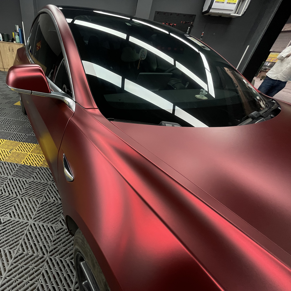 TOPCAR Oxide Red Vinyl Wrap Film