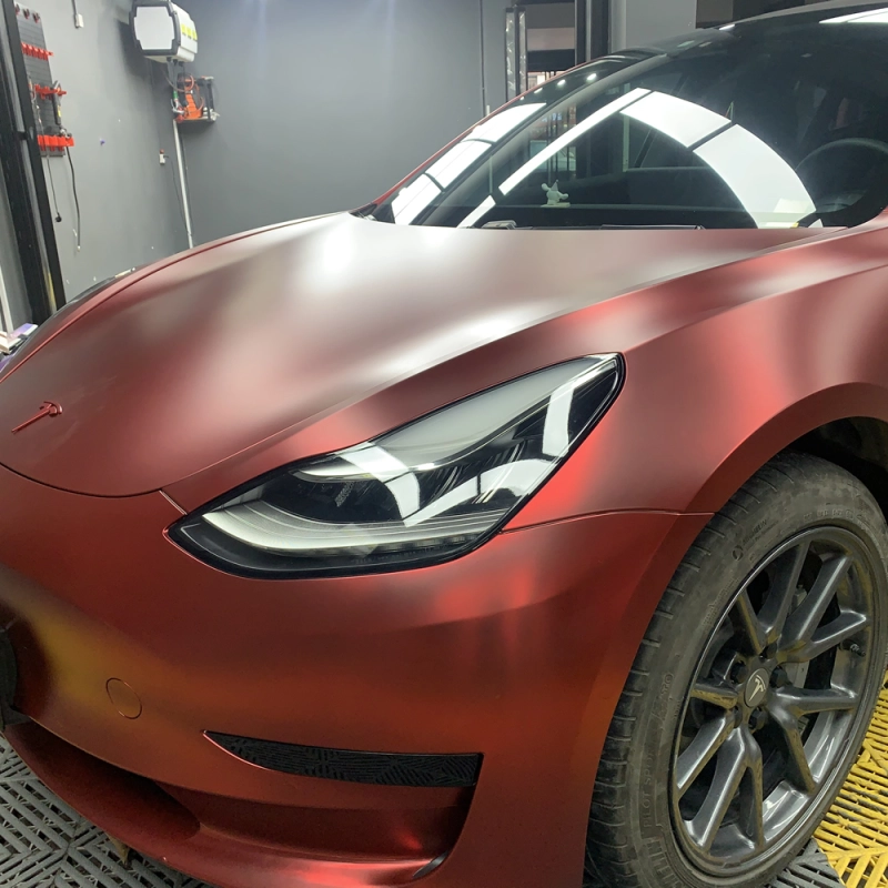 TOPCAR Oxide Red Vinyl Wrap Film