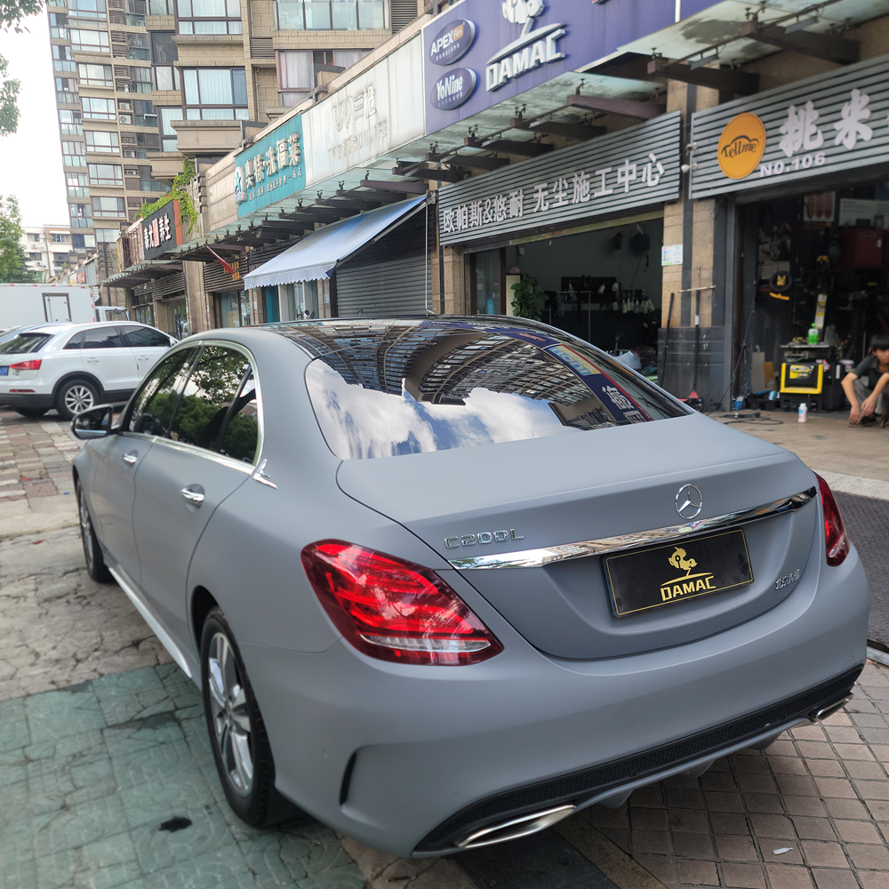 TOPCAR Ultra Matte Nardo Grey Vinyl Wrap Film