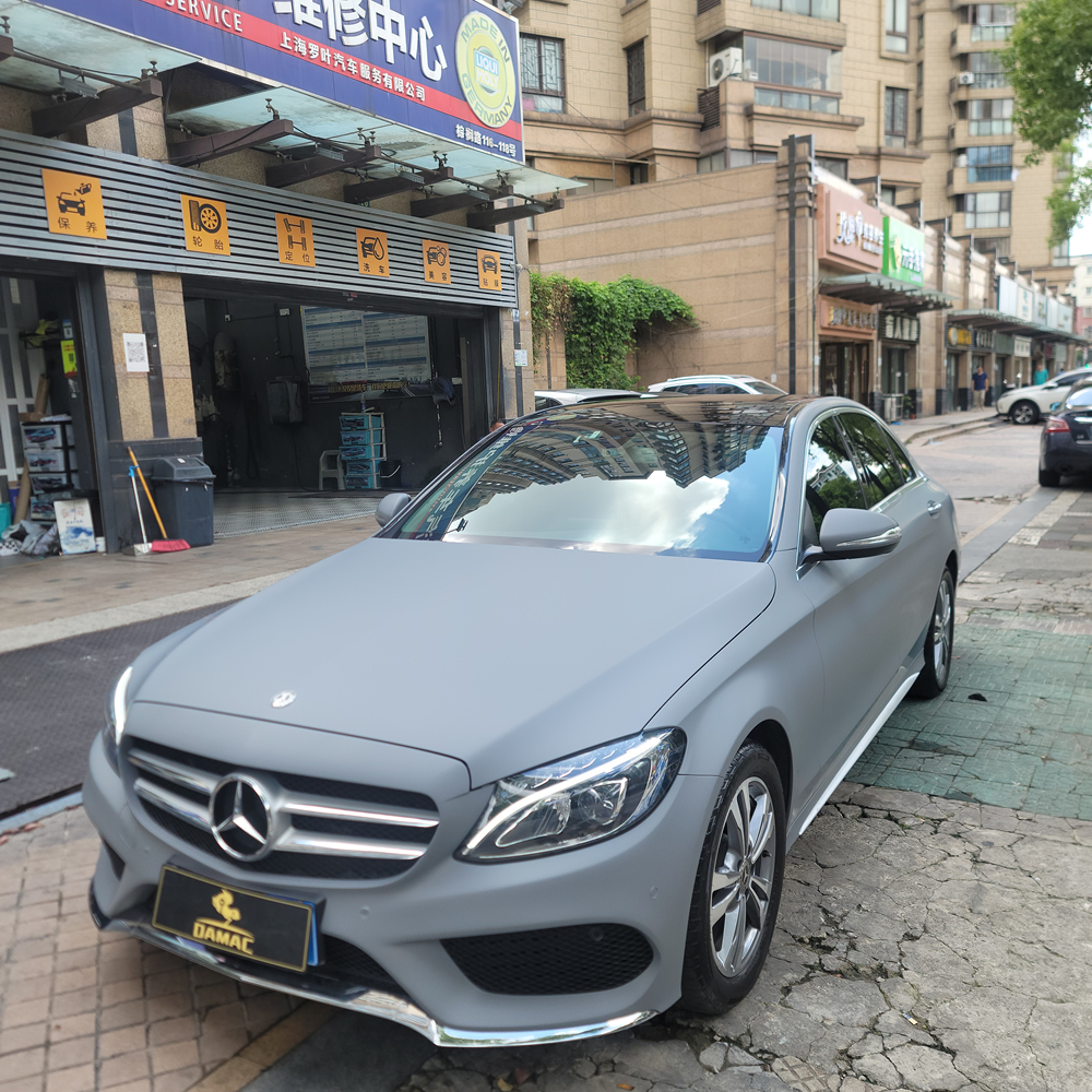 TOPCAR Ultra Matte Nardo Grey Vinyl Wrap Film