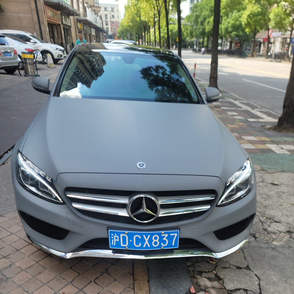 TOPCAR Ultra Matte Nardo Grey Vinyl Wrap Film