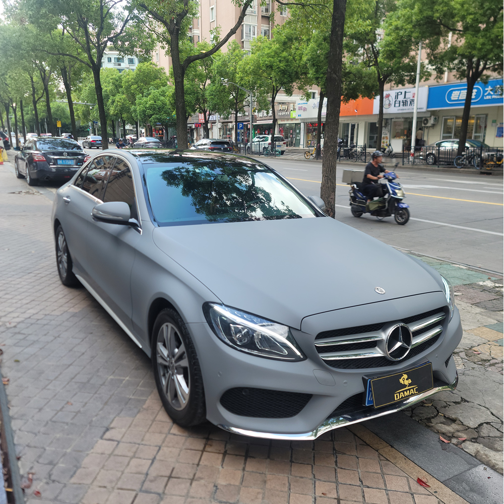 TOPCAR Ultra Matte Nardo Grey Vinyl Wrap Film