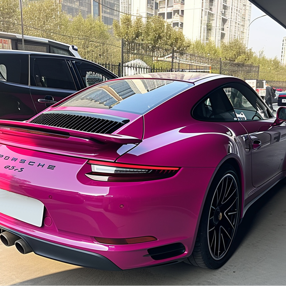 TOPCAR Super Gloss Gem Red Vinyl Wrap