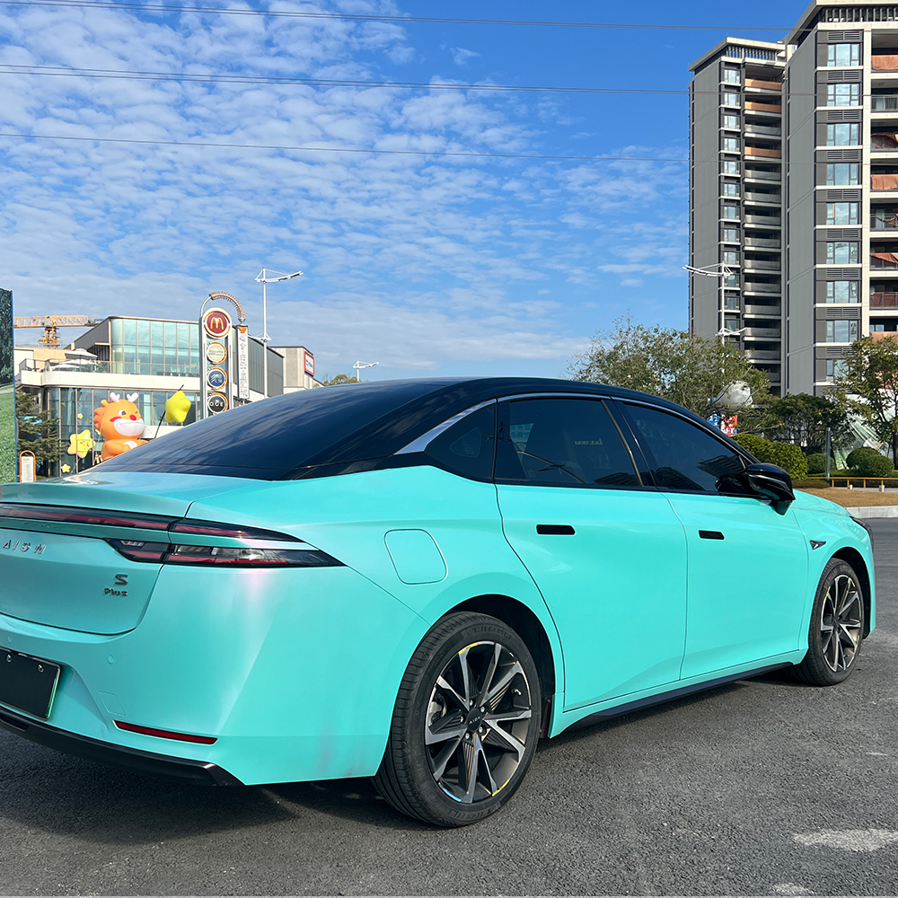 TOPCAR Color Shift Metallic Racing Tiffany Vinyl Wrap Film