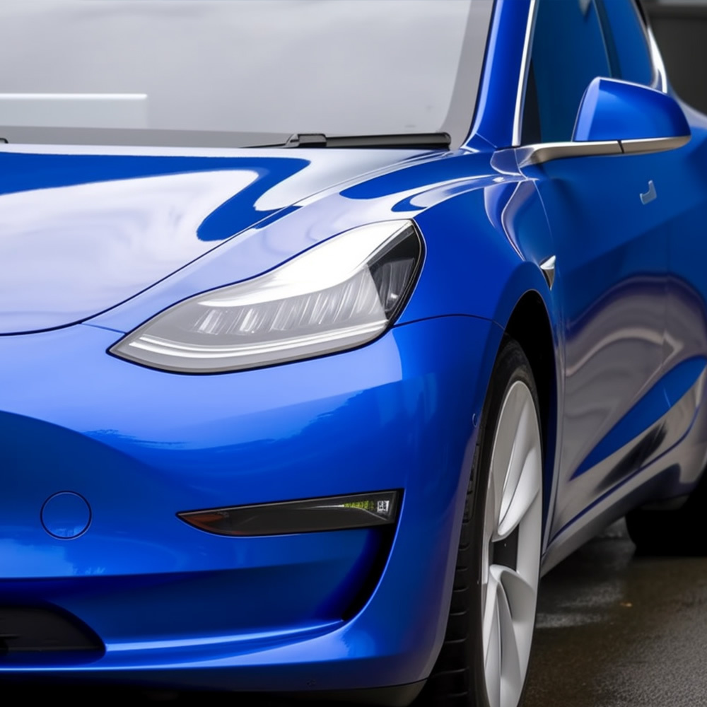 TOPCAR Super Gloss Sapphire PET Car Vinyl Wrap Film