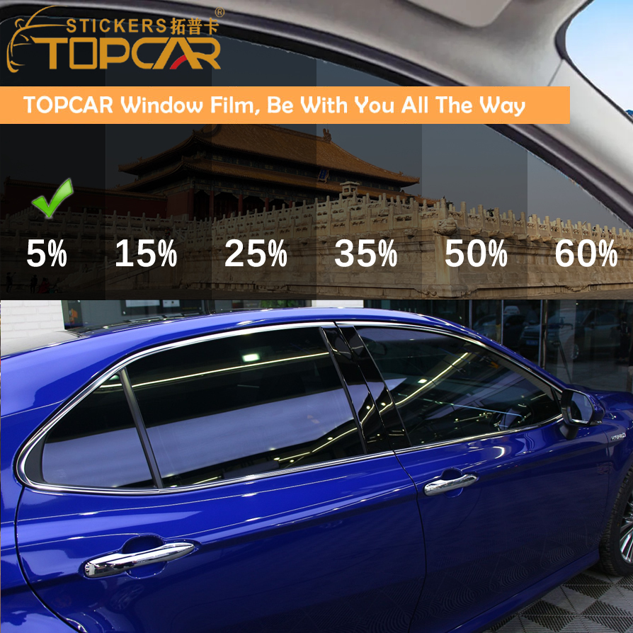 TC-AV05 VLT 8.5% Ultra HD Titanium Nitride Sputtering Nano Ceramic Window Tint Film