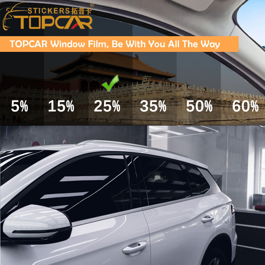 TC-AV25 VLT 25.3% Ultra HD Titanium Nitride Sputtering Nano Ceramic Window Tint Film