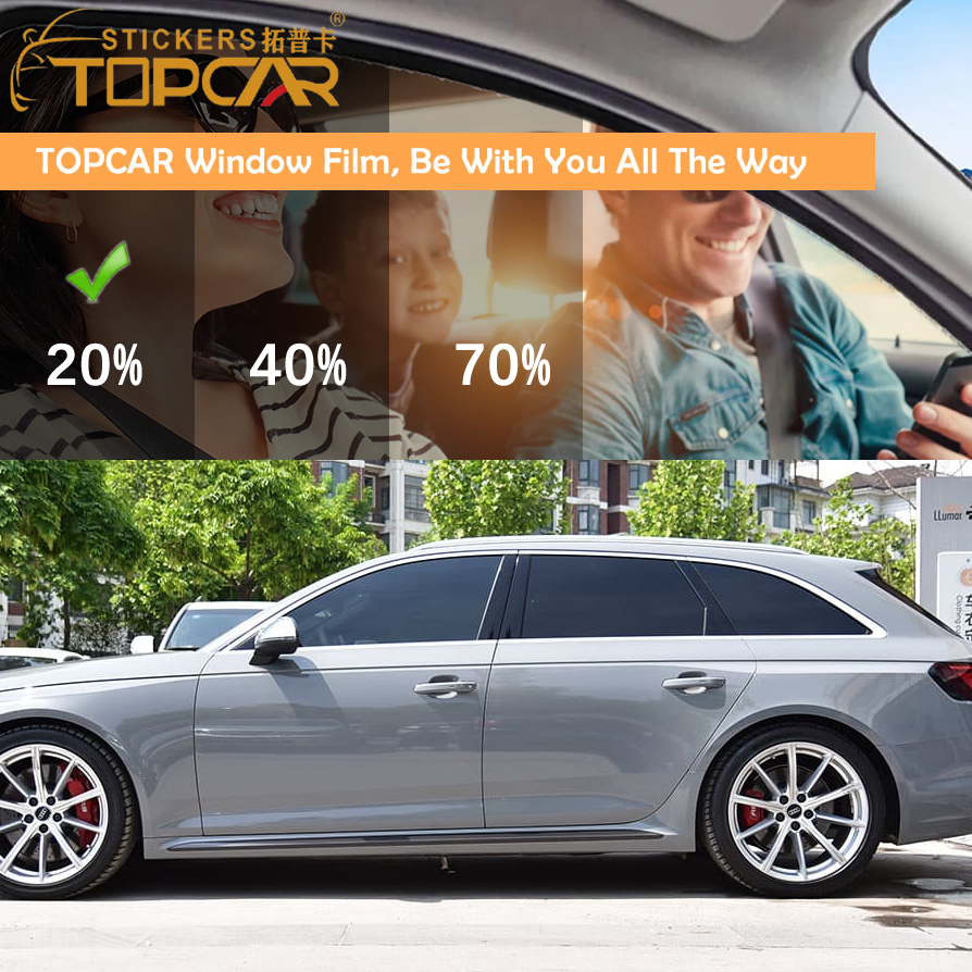 TC-TOP-LX20 Multilayer sputtering 12(layers) Window Tint Film