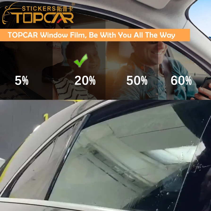 TC-TOP20 PRO 4K Clear Vision Micro Quantum Thermal Insulation King Window Tint Film