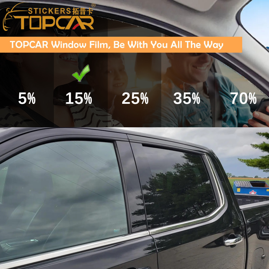 TC-TOP-UV15 UV400 Skin Care UVR 100% Window Tint Film