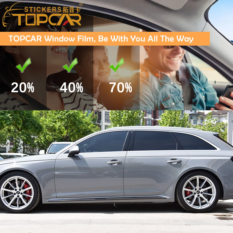 TC-TOP-LX Series Multilayer sputtering 12(layers) Window Tint Film