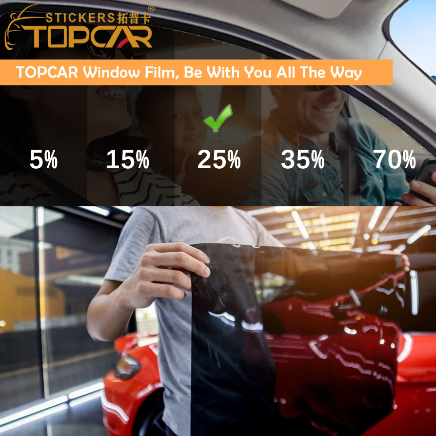 TC-TOP-UV25 UV400 Skin Care UVR 100% Window Tint Film