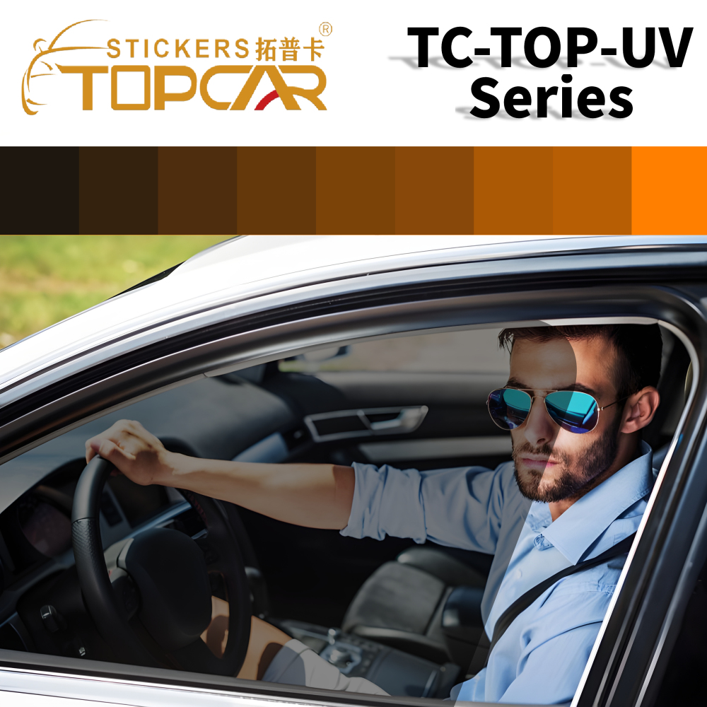 TC-TOP-UV UV400 Skin Care UVR 100% Window Tint Film