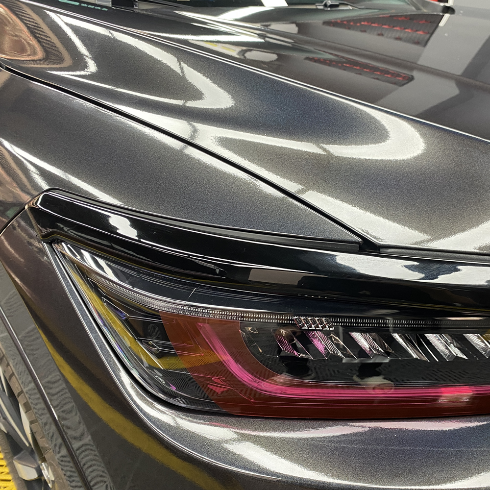 TOPCAR Diamond Laser Black Vinyl Wrap Film