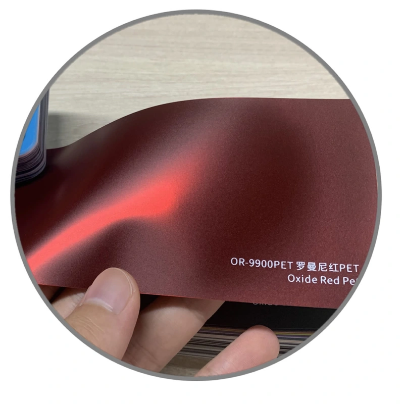 TOPCAR Oxide Red Vinyl Wrap Film