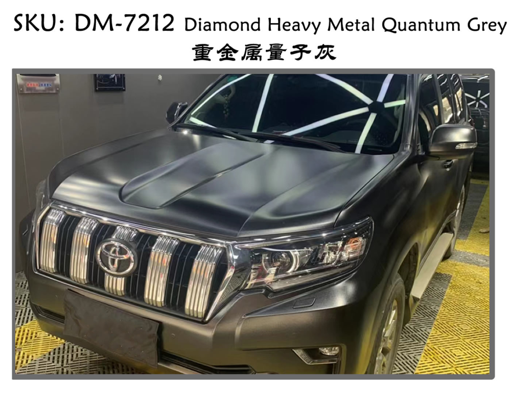 TOPCAR Diamond Heavy Metal Quantum Grey Vinyl Wrap Film