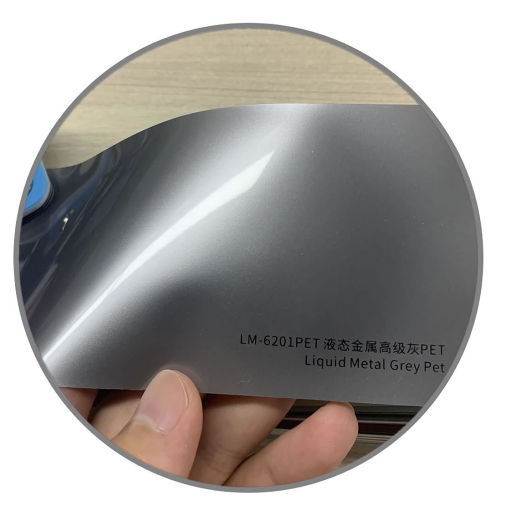 TOPCAR Liquid Metal Grey Vinyl Wrap Film