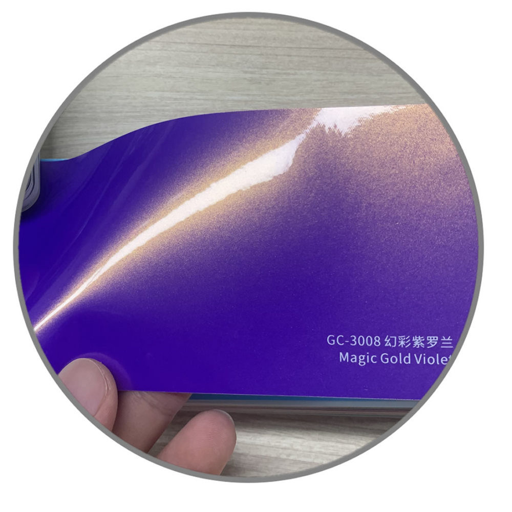TOPCAR Magic Gold Violet Vinyl Wrap