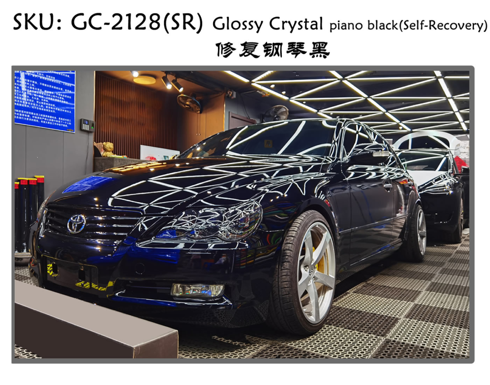 TOPCAR Glossy Crystal piano black(Self-Recovery) Vinyl Wrap