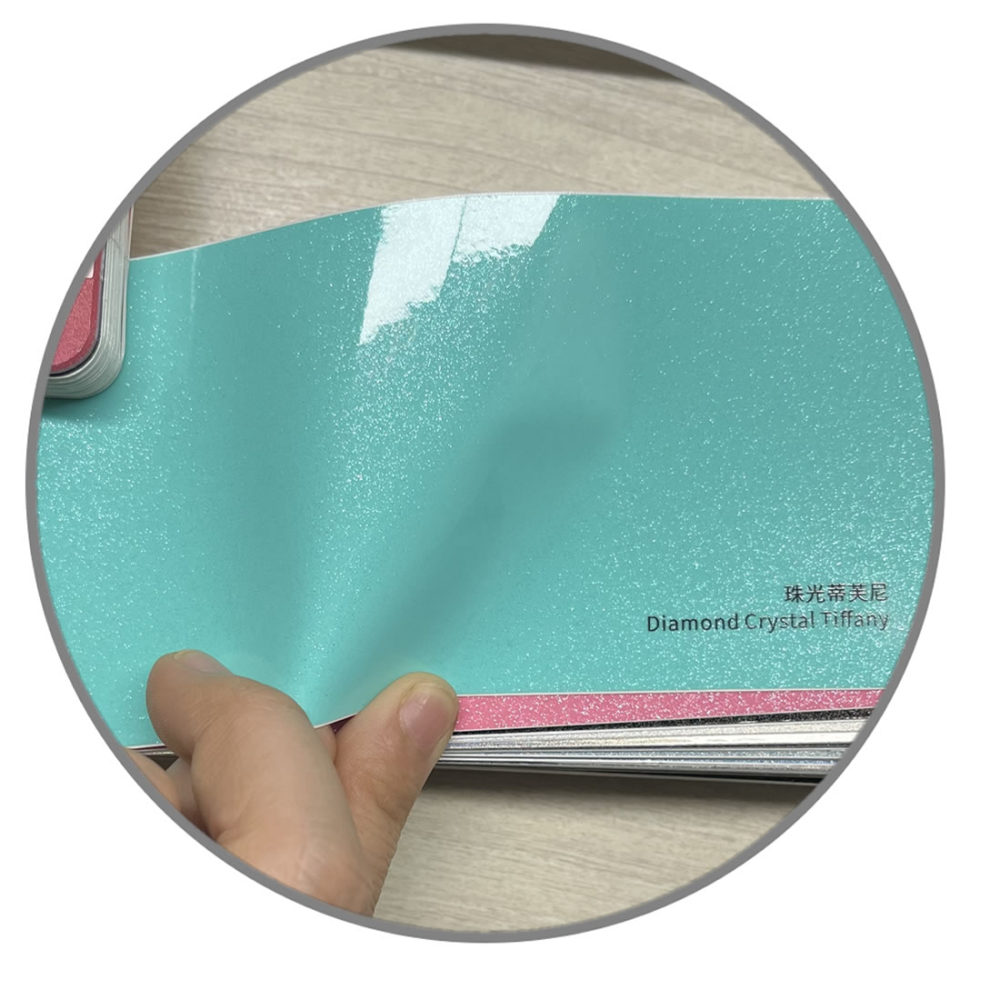 TOPCAR Diamond Crystal Tiffany Vinyl Wrap Film