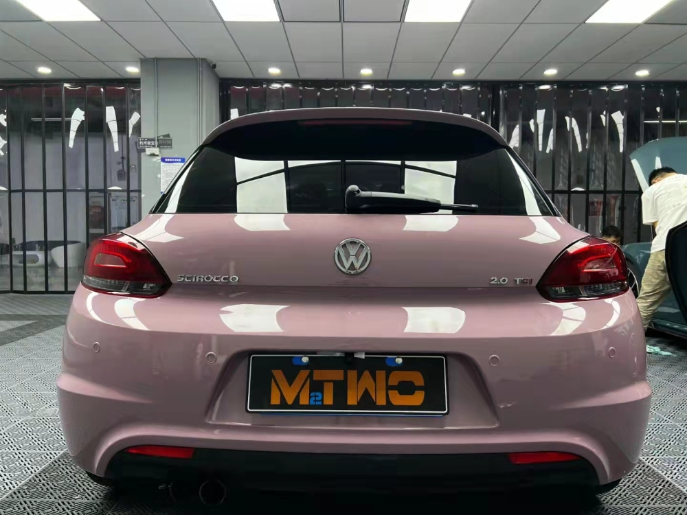TOPCAR Original Paint Series OOLONG Milk Tea Pink PET Vinyl Wrap Film