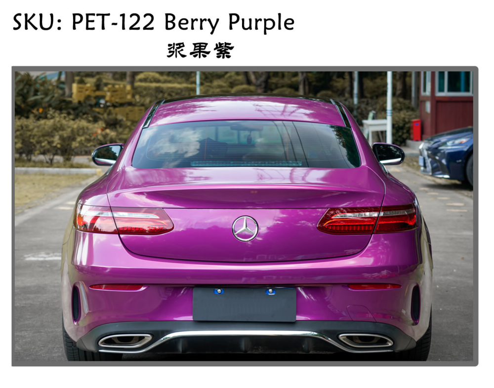 TOPCAR Original Paint Series Berry Purple PET Vinyl Wrap Film